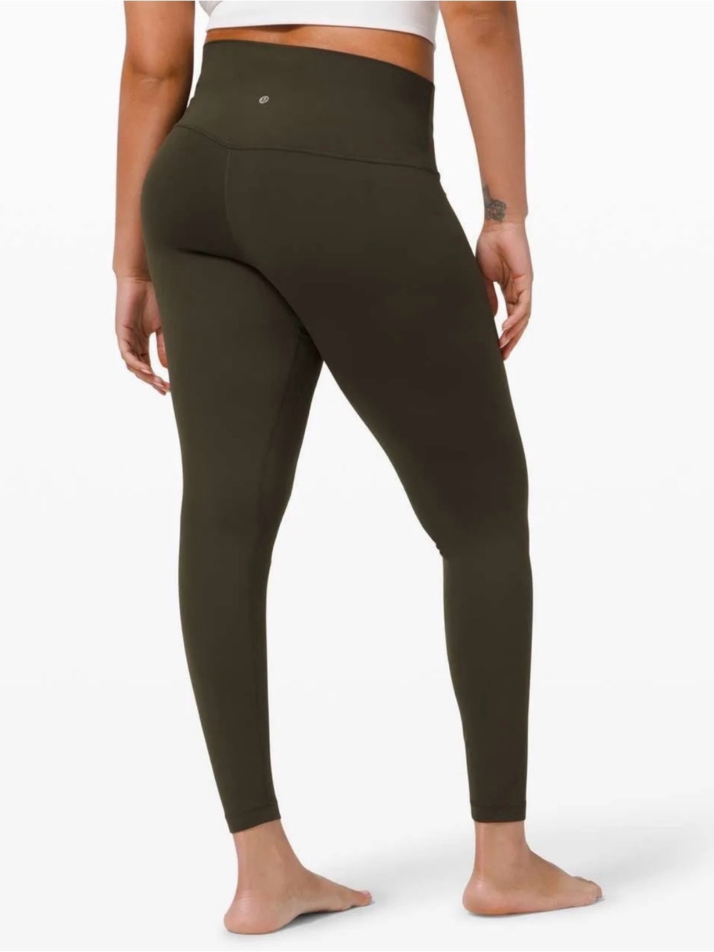 Lululemon Align Pant 28" - $98 - Dark Olive - Size 12